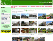 Tablet Screenshot of netzeroenergy.org